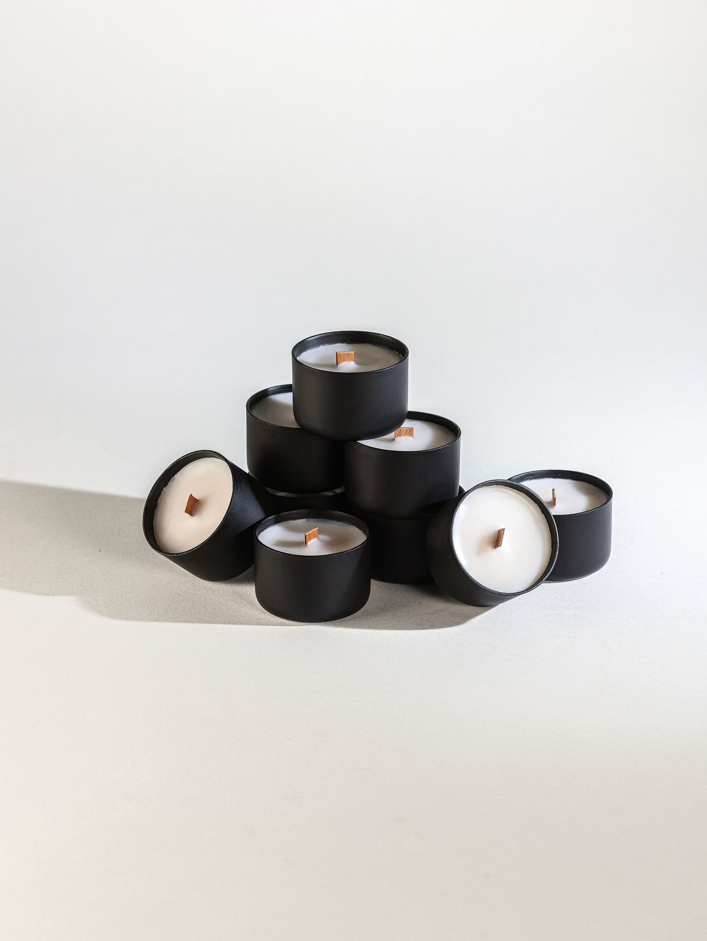 Matte Black Tealights