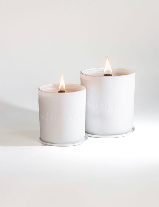 Matte White Candle